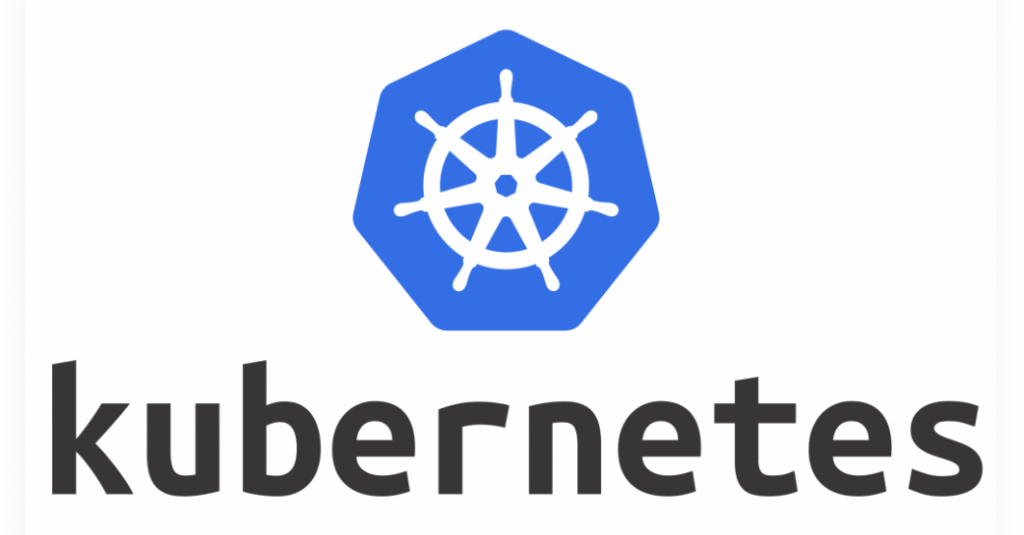 Couverture futuriste pour "Kubernetes : Orchestrer l'avenir du cloud computing" avec des logos.